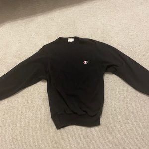 Black Champion Crewneck.